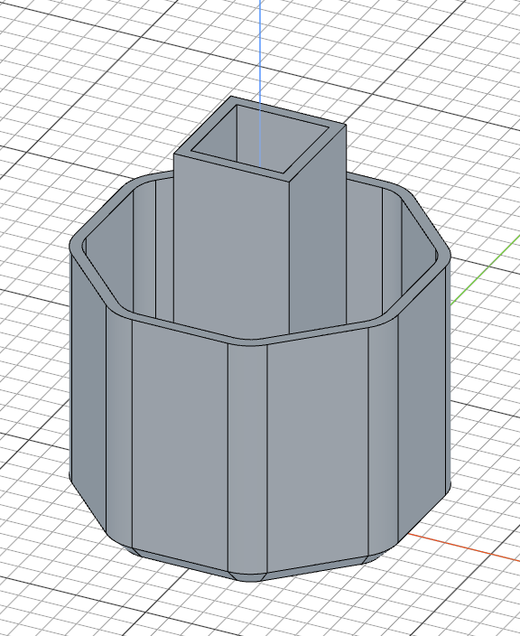 Inner square column added