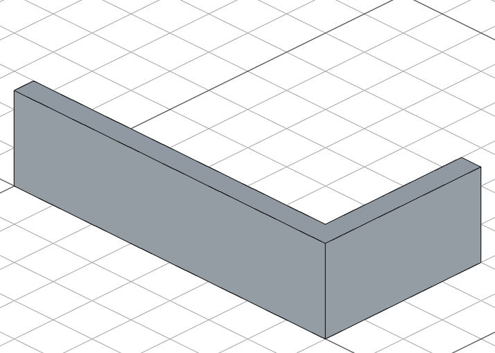 Thin extrude — open profile