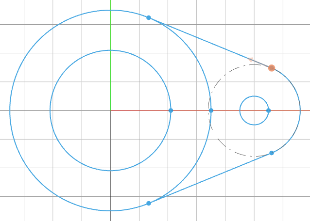 Tangent arc
