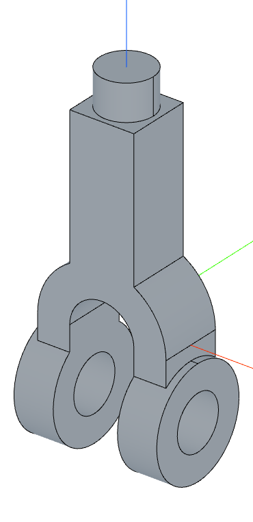 Cylindrical post