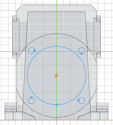 Bolt hole pattern sketch