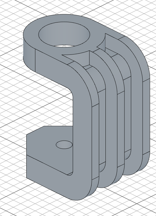Finished hinge bracket