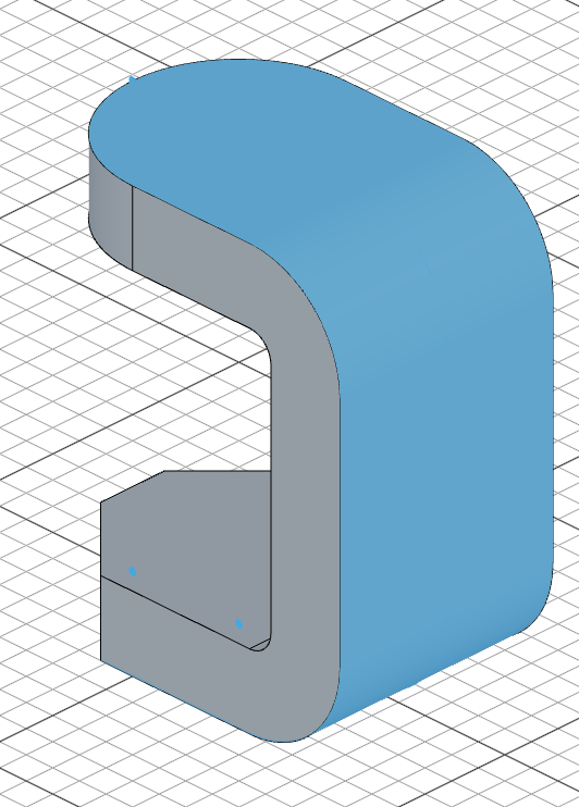 Faces selected before shell