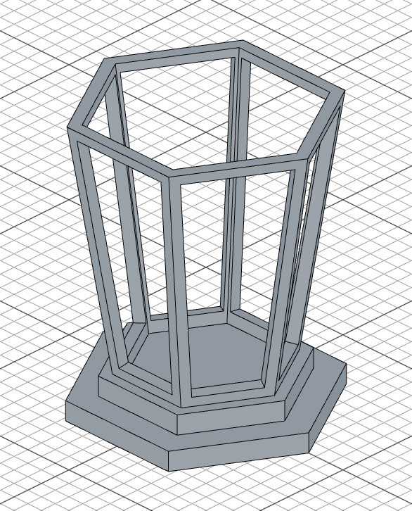 Lantern with base