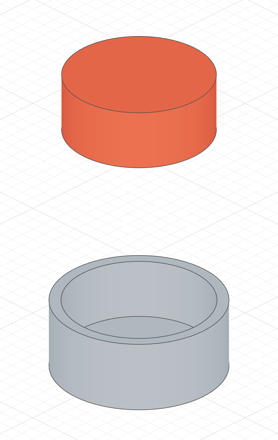 A housing with a pocket and the plug sized from its published pocket diameter