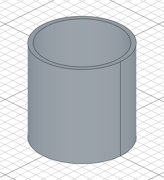 Shelled cylinder
