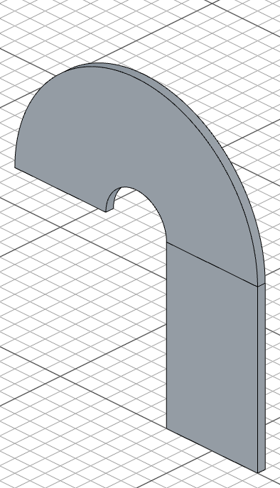 Thin sweep — open profile