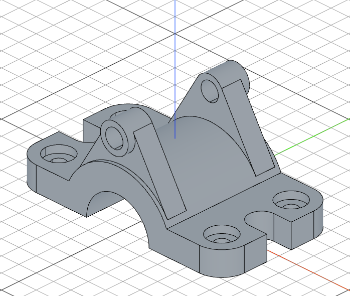 Finished upper alignment clamp